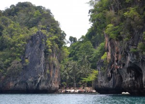 Arriving to Hidden Bay, Snorkelling and Island Hopping in Phang-Nga, Koh Yao Yai Thailand