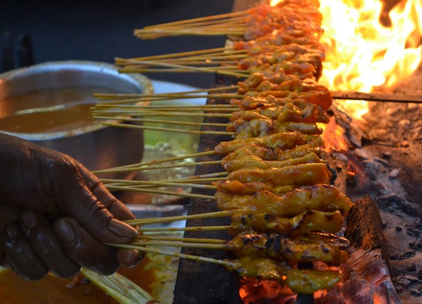 Chicken Satay in Gurney Drive, Best Food Courts in Georgetown Penang