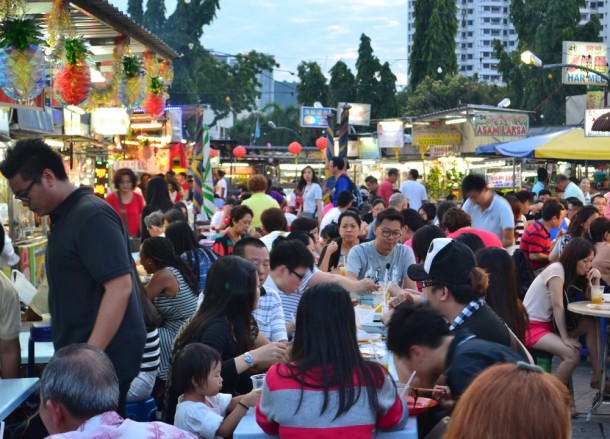 Gurney Drive in Evening, Best Food Courts in Georgetown Penang