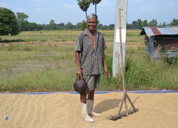 Local Farmer, Living in Rural Thailand, Isaan North East Thailand