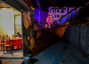Backstreets at Night, Travel from Changsha to Zhangjiajie