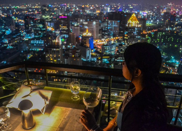 Panoramic Views, Vertigo Rooftop Restaurant Bangkok Moon Bar