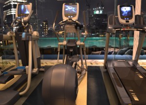 Gym Pool Views, Hilton Sukhumvit Bangkok Phrom Phong Em District