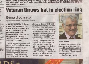 Election Surprise, North Down Northern Ireland Assembly Election 2016