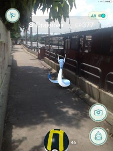Dragonair, Playing Pokemon in Bangkok Thailand Traveller Expat Pokemon Go Game
