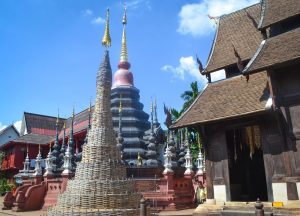 Outside Stupa, Wat Phan Tao Best Temples in Chiang Mai Old City