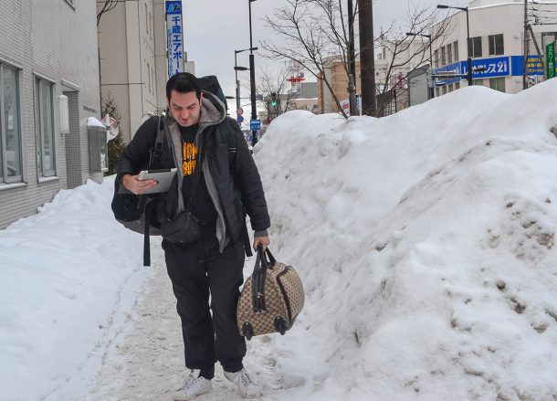 Allan Wilson, JR Japan Rail Pass Travel in Winter February Snow