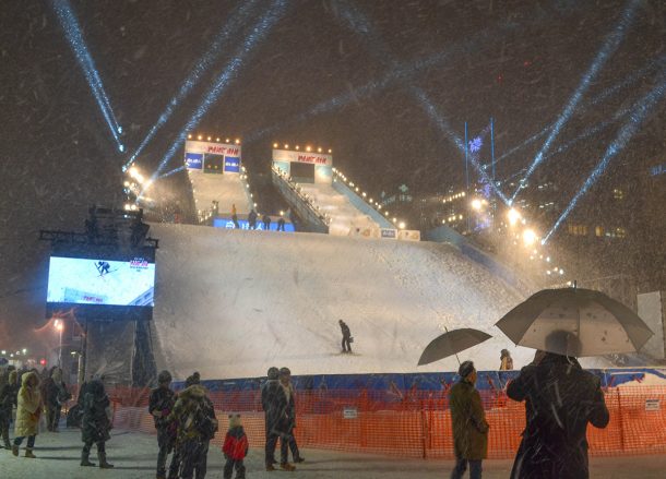 Snow Boarding, JR Japan Rail Pass Travel in Winter February Snow