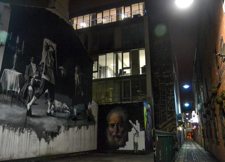 Graffiti in Hill Street, Things to do in Belfast Tourist Attractions