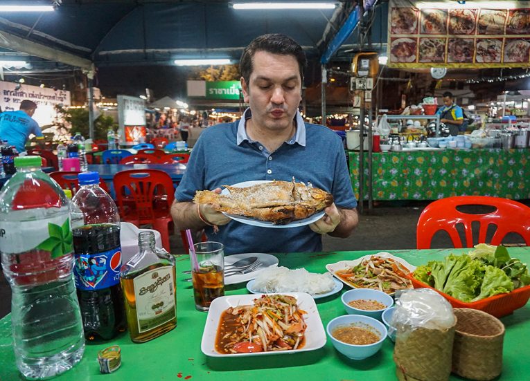 Allan Wilson Red Snapper Bangkok Street Food in Thailand