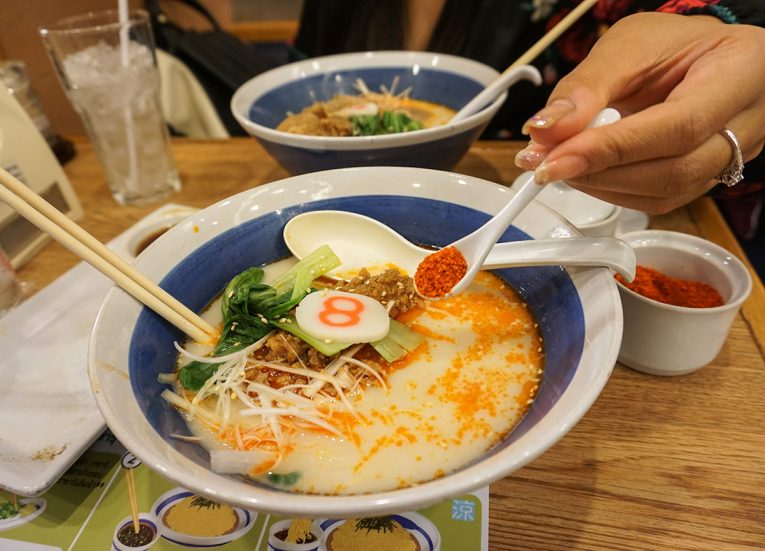 Spicy Noodles at Japanese Hachiban Ramen in Bangkok Thailand (1)