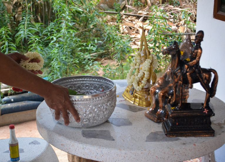Traditional New Year Ceremonies for Songkran New Year Festival in Thailand