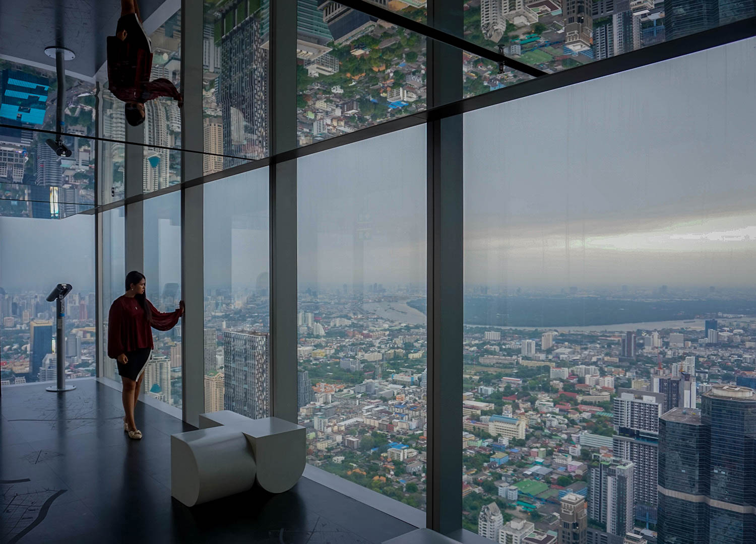 Views from King Power Mahanakhon Building Observatory Deck