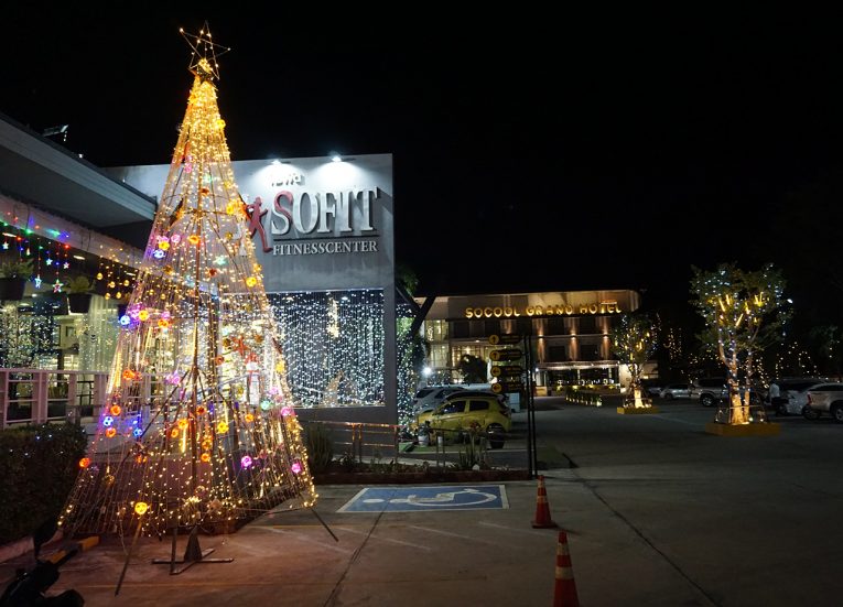 Christmas at So Cool Hotel (SoCool Grand Resort) in Nang Rong Buriram Thailand