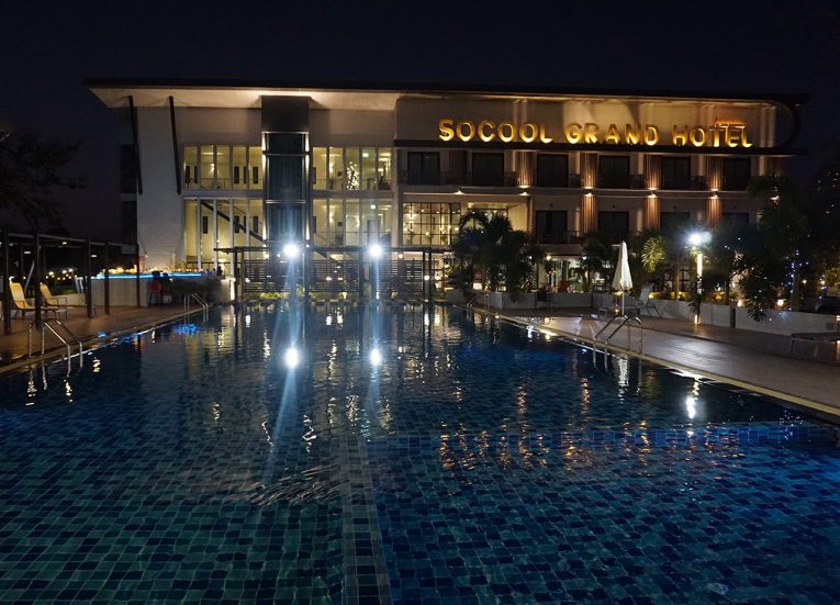 Swimming Pool at SoCool Grand Hotel in Nang Rong Buriram Thailand