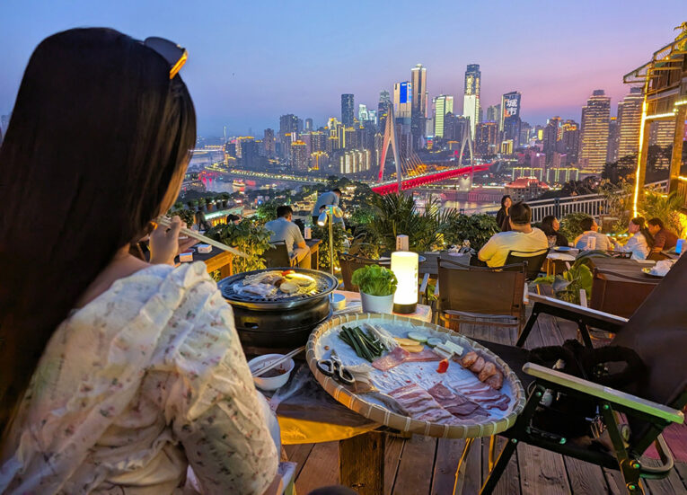 Barbecue with best Views of Chongqing China
