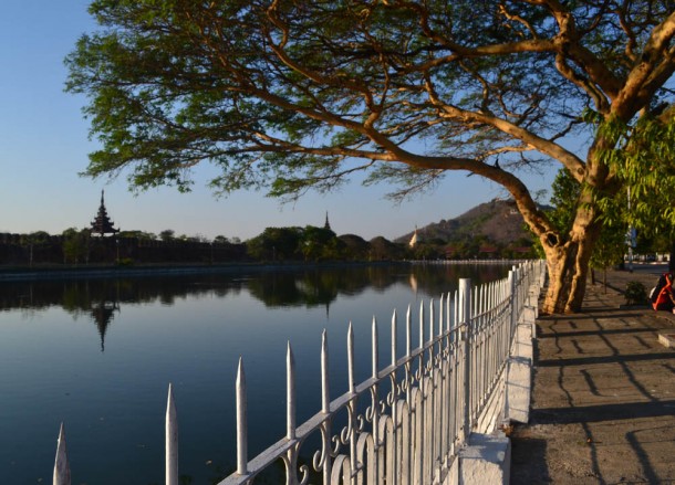Moat of Mandalay Palace, Prostitutes in Mandalay Myanmar, Burma